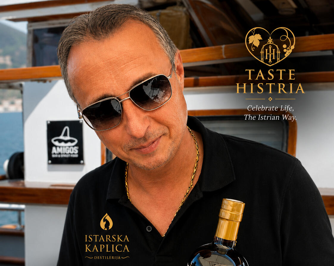 Masterdestiler Meet Goran Špehar – Master Distiller of Istria Behind every bottle of Istarska Kapljica stands the passion, knowledge, and dedication of Master Distiller Goran Špehar. Inspired by the rich traditions of Istria and driven by a relentless pursuit of quality
